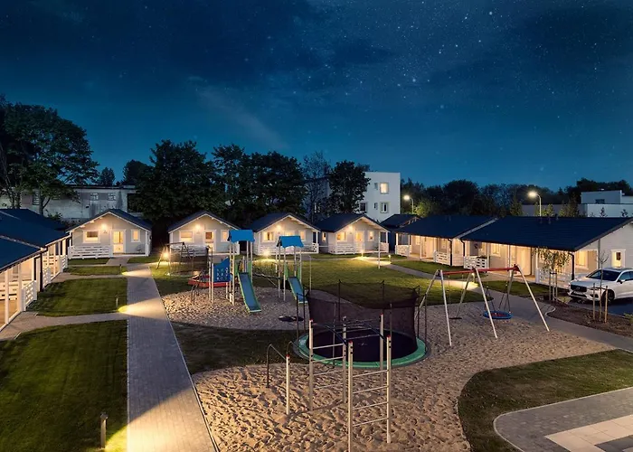 Lodge Camp Nord Mielno Resort- Komfortowe Domki Centrum
